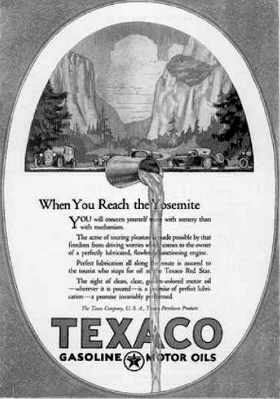 Texaco Ad in 1924