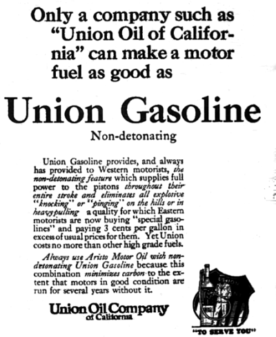 Union Oil of California 1926
