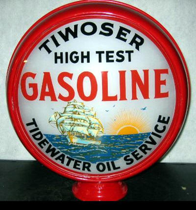 Tidewater Oil Company 1932-1940 Globe