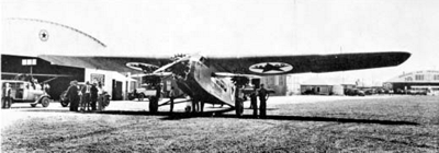Texaco Trimotor Airplane