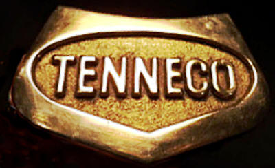 Tenneco Brass Belt Buckle 