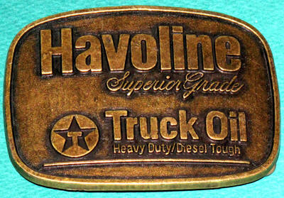 exaco 1970's Havoline Truck Oil