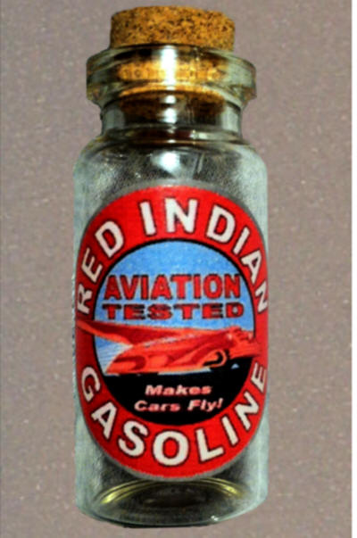 Red Indian Glass Bottle