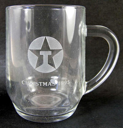Texaco Glass Christmas Grog
