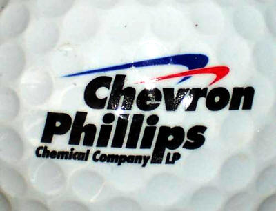 Chevron Phillips Golf Ball 