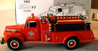 Texaco Skelly Fire Truck Ford 1951