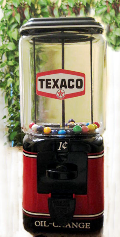 Texaco Gumball Machine