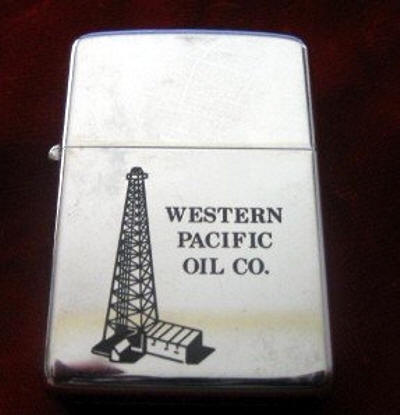 Getty Western Pacific Oil Company 1969 Zippo Lighter